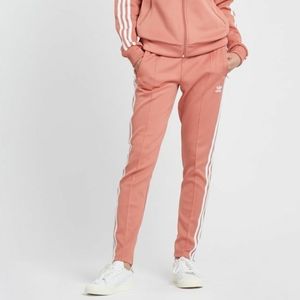Adidas pink track pants